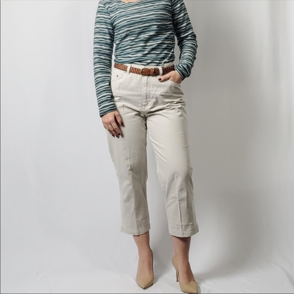 LRL Lauren Classic Mid Calf Capri Pants Size 12